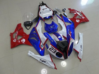 Alienígena Azul & Blanco 09-14 S1000RR Carenado Moto