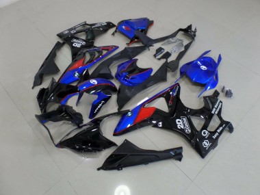 Alienígena Azul & Blanco 09-14 S1000RR Carenado Moto