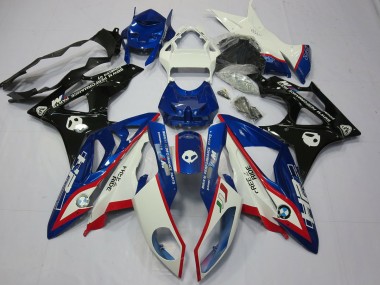 Alienígena Azul & Blanco 09-14 S1000RR Carenado Moto
