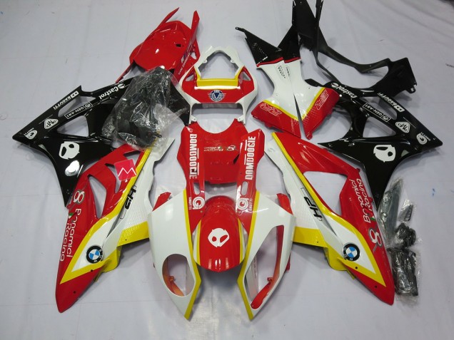 Alienígena Azul & Blanco 09-14 S1000RR Carenado Moto
