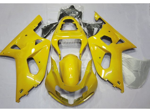 Amarillo Brillante 01-03 GSXR 600-750 Carenado Moto Amarillo Brillante 01-03 GSXR 600-750 Carenado Moto