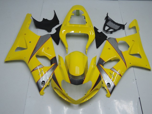 Amarillo & Plata 00-02 GSXR 1000 Carenado Moto Amarillo & Plata 00-02 GSXR 1000 Carenado Moto