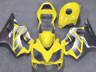 Amarillo & Plata Mate 01-03 CBR600 F4i Carenado Moto