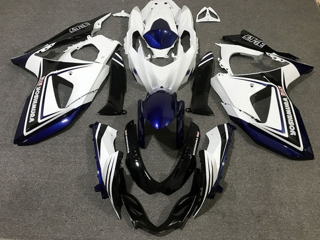 Azul Blanco & Negro 09-16 GSXR 1000 Carenado Moto Azul Blanco & Negro 09-16 GSXR 1000 Carenado Moto