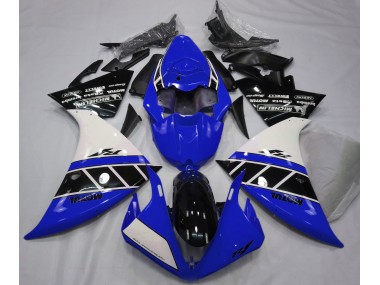 Azul Brillante Blanco & Negro 12-14 R1 Carenado Moto