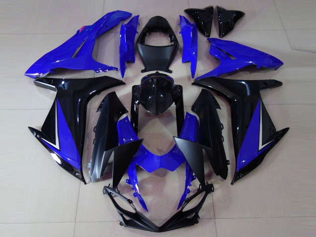 Azul Brillante & Negro 11-24 GSXR 600-750 Carenado Moto Azul Brillante & Negro 11-24 GSXR 600-750 Carenado Moto