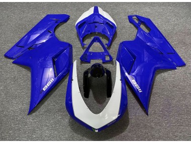Azul Brillante Sp 07-14 Ducati 848 1098 1198 Carenado Moto