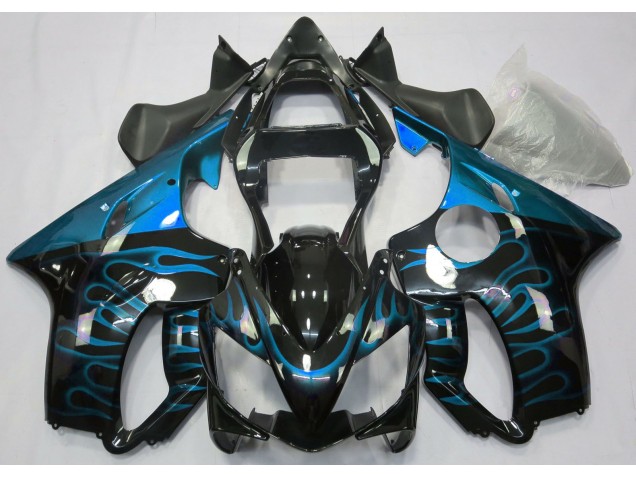 Azul Claro Llama 01-03 CBR600 F4i Carenado Moto