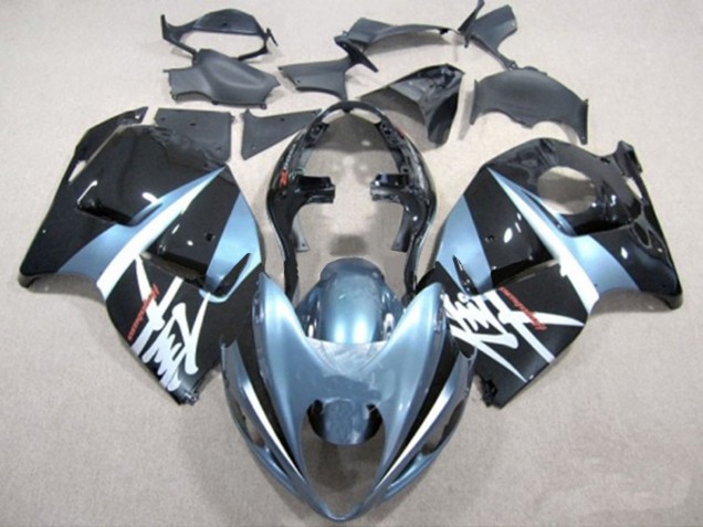 Azul Claro & Negro 97-07 GSXR 1300 Carenado Moto Azul Claro & Negro 97-07 GSXR 1300 Carenado Moto