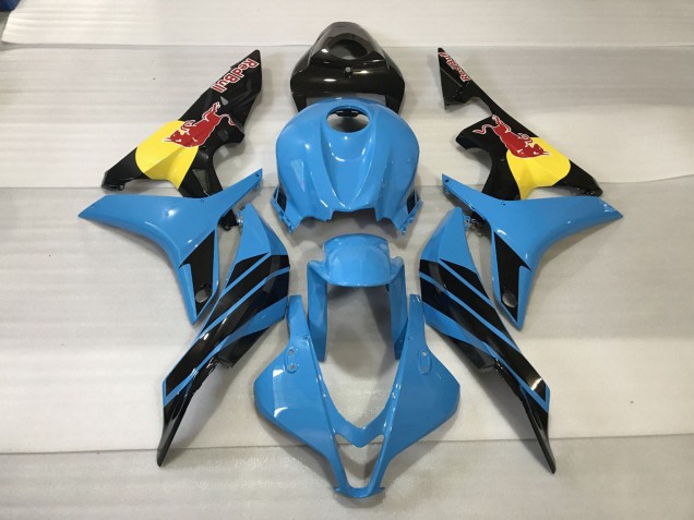 Azul Claro Rojo Toro 07-08 CBR600RR Carenado Moto Azul Claro Rojo Toro 07-08 CBR600RR Carenado Moto