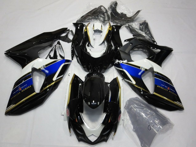 Azul & Dorado 09-16 GSXR 1000 Carenado Moto Azul & Dorado 09-16 GSXR 1000 Carenado Moto