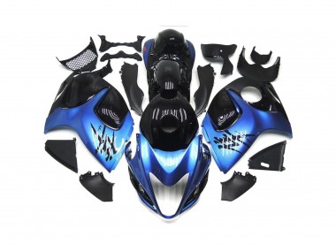Azul Profundo Con Negro Personalizado 08-20 GSXR 1300 Carenado Moto