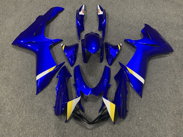 Azul Profundo De La Marca Suzuki 11-24 GSXR 600-750 Carenado Moto Azul Profundo De La Marca Suzuki 11-24 GSXR 600-750 Carenado Moto