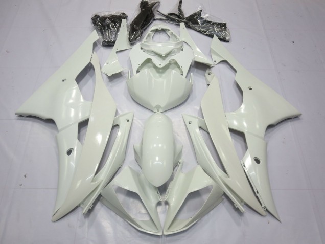 Blanco Brillante 08-16 R6 Carenado Moto Blanco Brillante 08-16 R6 Carenado Moto