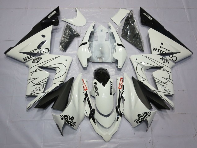Blanco Corona 04-05 ZX10R Carenado Moto Blanco Corona 04-05 ZX10R Carenado Moto