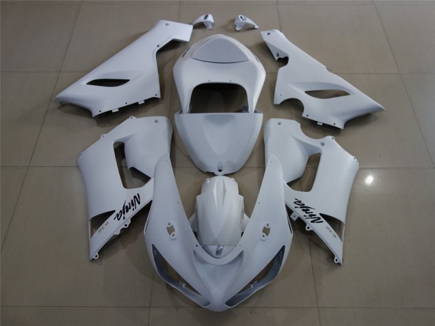 Blanco Mate 05-06 ZX6R Carenado Moto Blanco Mate 05-06 ZX6R Carenado Moto
