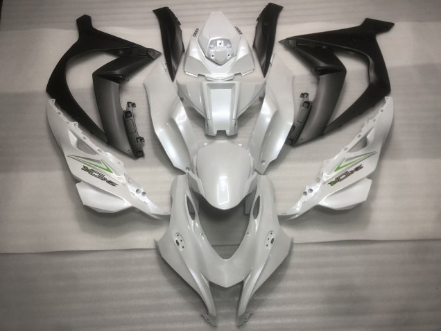 Blanco Perla & Verde 16-19 ZX10R Carenado Moto