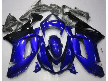 Brillante Azul & Negro 07-08 ZX6R Carenado Moto