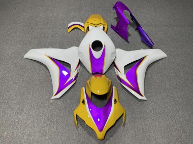 Brillo Amarillo & Morado 08-11 CBR1000RR Carenado Moto