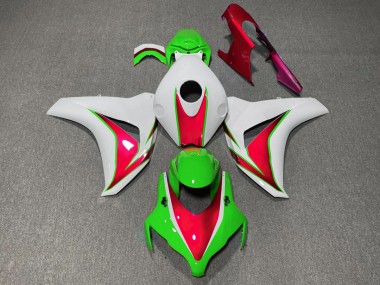 Brillo Verde & Rojo 08-11 CBR1000RR Carenado Moto