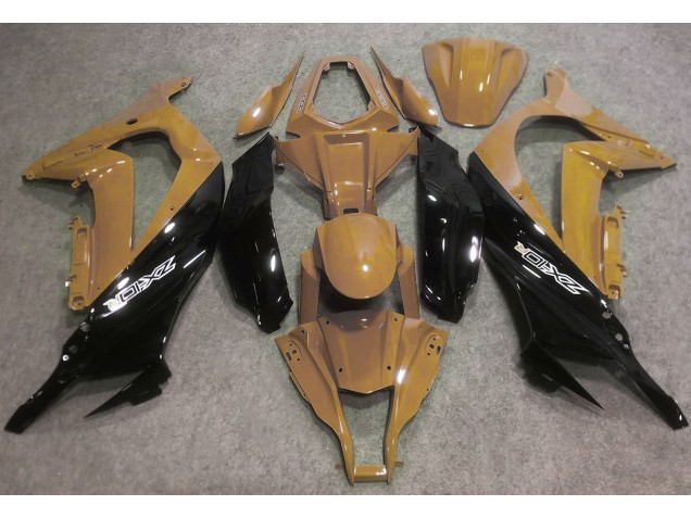 Bronceado Del Desierto & Negro 16-19 ZX10R Carenado Moto Bronceado Del Desierto & Negro 16-19 ZX10R Carenado Moto