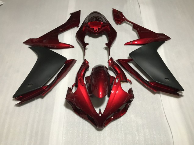 Color Rojo Oscuro 07-08 R1 Carenado Moto Color Rojo Oscuro 07-08 R1 Carenado Moto