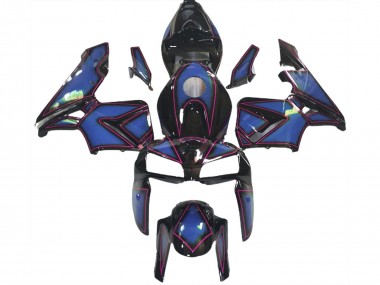 Contorno Azul Profundo & Rosa 05-06 CBR600RR Carenado Moto