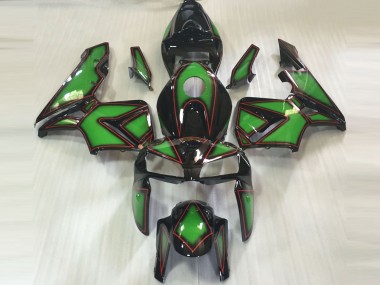 Contorno Verde & Rojo 05-06 CBR600RR Carenado Moto