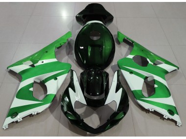 De Color Verde Oscuro 00-02 GSXR 1000 Carenado Moto
