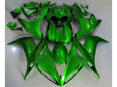 De Color Verde Oscuro 04-06 R1 Carenado Moto