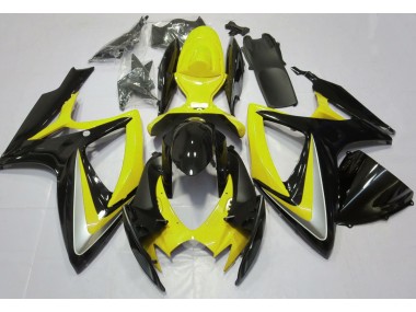 Decolorado Amarillo Brillante 06-07 GSXR 600-750 Carenado Moto