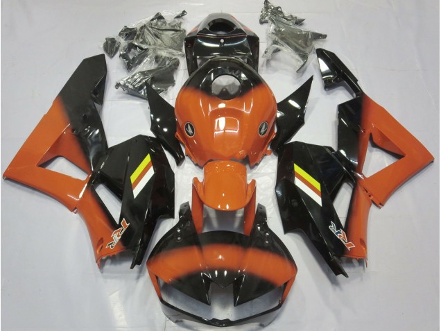 Desvanecimiento Naranja Brillante & Negro 13-23 CBR600RR Carenado Moto Desvanecimiento Naranja Brillante & Negro 13-23 CBR600RR Carenado Moto