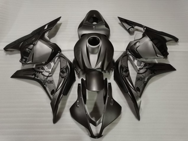 Diseño Personalizado En Negro Mate 09-12 CBR600RR Carenado Moto