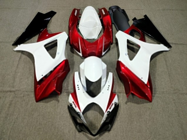 Diseño Personalizado Rojo 07-08 GSXR 1000 Carenado Moto Diseño Personalizado Rojo 07-08 GSXR 1000 Carenado Moto