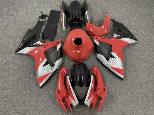 Diseño Rojo 06-07 GSXR 600-750 Carenado Moto Diseño Rojo 06-07 GSXR 600-750 Carenado Moto