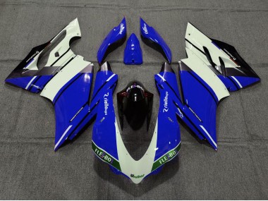 Estilo Azul Oscuro OEM 15-17 Ducati 959 1299 Carenado Moto