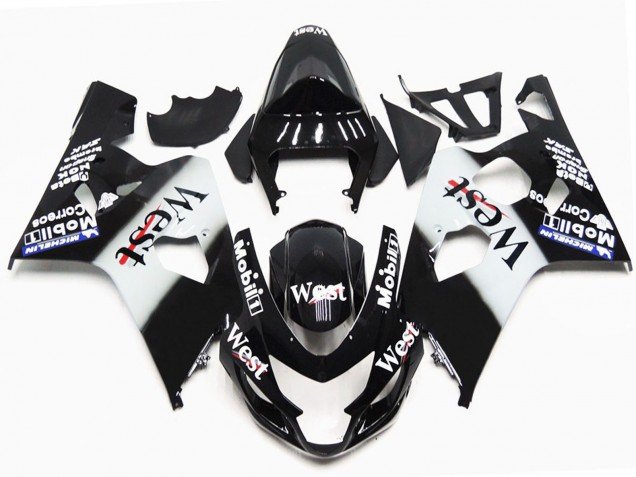 Estilo Brillante West OEM 04-05 GSXR 600-750 Carenado Moto Estilo Brillante West OEM 04-05 GSXR 600-750 Carenado Moto