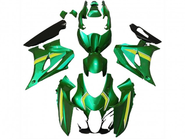 Estilo Común Verde 17-23 GSXR 1000 Carenado Moto