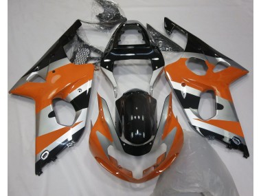 Estilo Naranja Plateado OEM 00-02 GSXR 1000 Carenado Moto