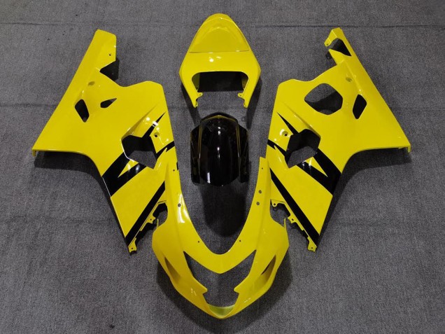 Estilo Personalizado OEM Amarillo Brillante Brillante 04-05 GSXR 600-750 Carenado Moto Estilo Personalizado OEM Amarillo Brillante Brillante 04-05 GSXR 600-750 Carenado Moto