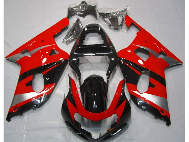 Estilo Rojo OEM 01-03 GSXR 600-750 Carenado Moto Estilo Rojo OEM 01-03 GSXR 600-750 Carenado Moto