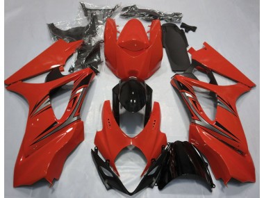 Estilo Rojo OEM 07-08 GSXR 1000 Carenado Moto