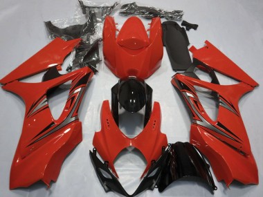 Estilo Rojo OEM 07-08 GSXR 1000 Carenado Moto