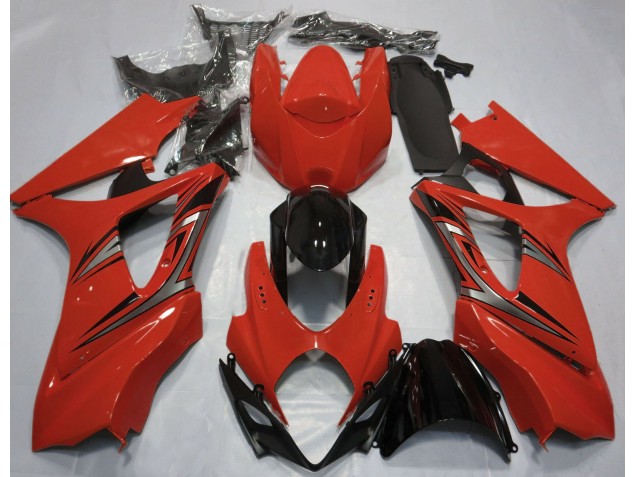 Estilo Rojo OEM 07-08 GSXR 1000 Carenado Moto