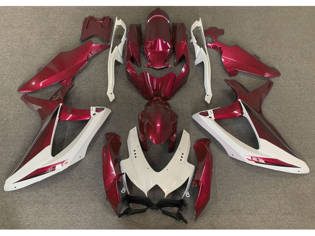 Estilo Rojo OEM 08-10 GSXR 600-750 Carenado Moto