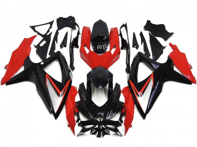 Estilo Rojo Personalizado OEM 08-10 GSXR 600-750 Carenado Moto Estilo Rojo Personalizado OEM 08-10 GSXR 600-750 Carenado Moto