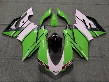 Estilo Verde OEM 15-17 Ducati 959 1299 Carenado Moto