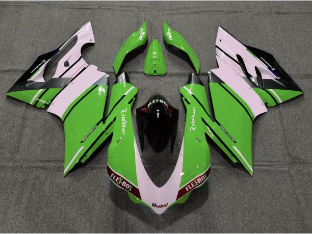 Estilo Verde OEM 15-17 Ducati 959 1299 Carenado Moto