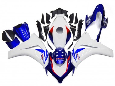 Estrella Azul Vibrante 08-11 CBR1000RR Carenado Moto
