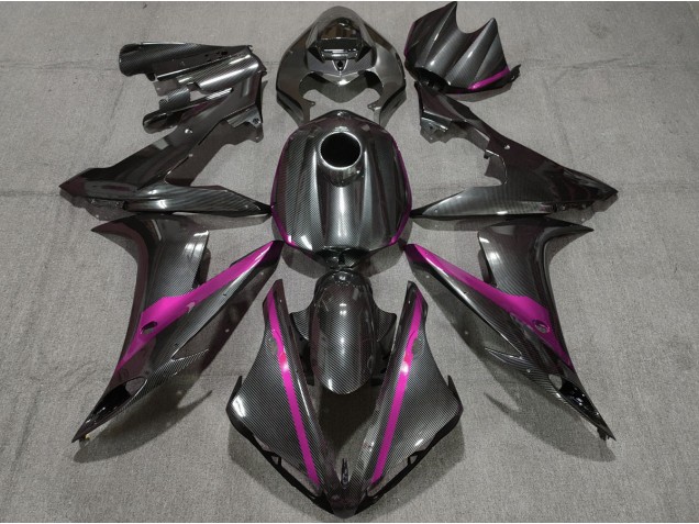 Fibra De Carbono Estilo W Rosa 04-06 R1 Carenado Moto Fibra De Carbono Estilo W Rosa 04-06 R1 Carenado Moto